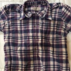 Royal Robbins Purple Plaid Women’s Shirt